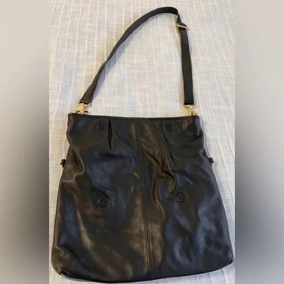 Tory BurchTote BlackLeather Shoulder /‎ Crossbody Bag Handbag